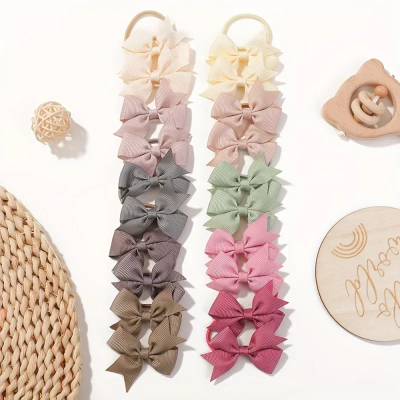 Newborn Gift Set - 20 sztuk/zestaw 2.1 cal piękny Bowknot