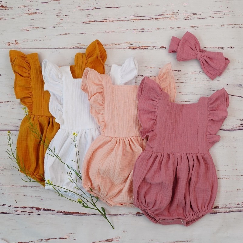 Baby Clothing Organic Cotton - Organiczna bawełna Baby Girl Clothes Summer