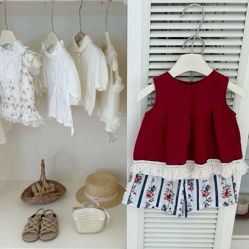 Baby Clothing Unique - Letni zestaw dla dziewczynek, stylowe ubranka