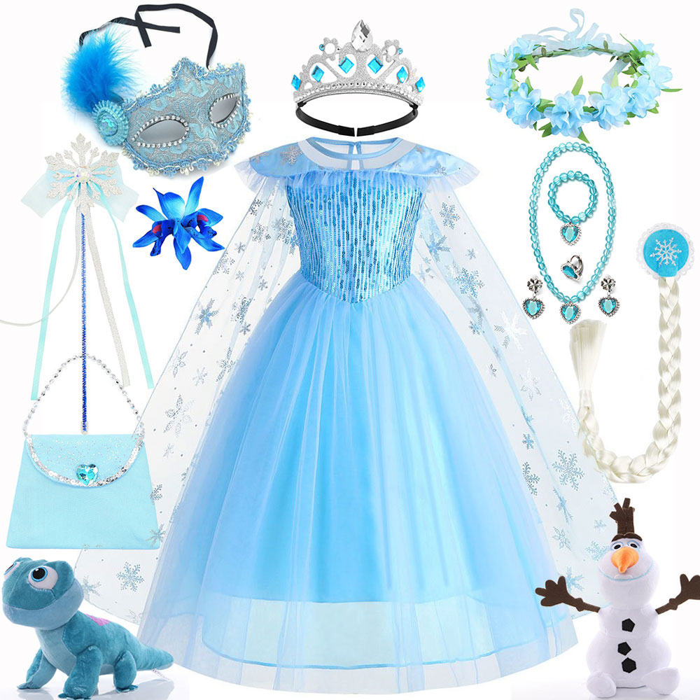 Baby Clothing Europe - Sukienka Disney Frozen Królowa Śniegu Elsa,