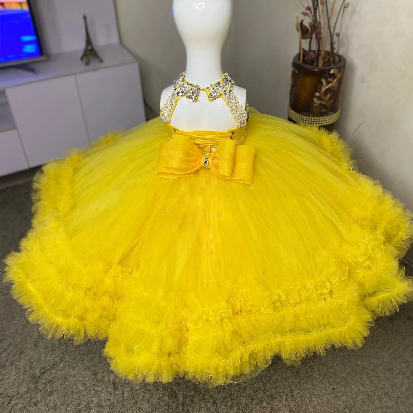 Przepiękna Żółta Sukienka dla  – Baby Clothing Yellow recenzja i cena