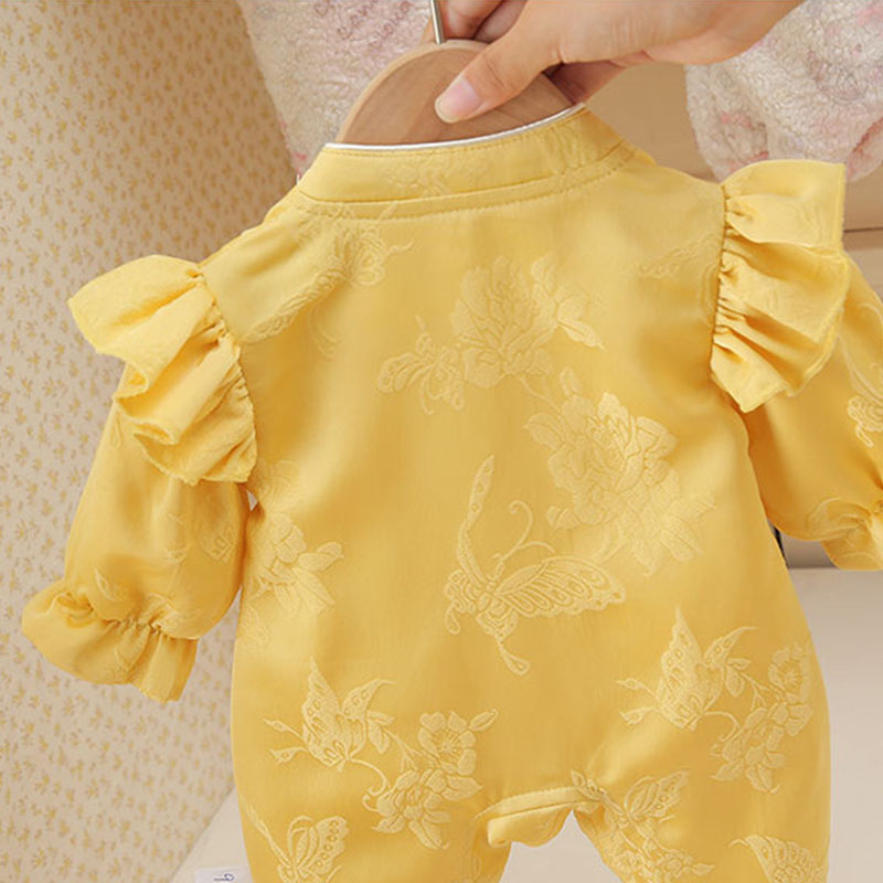 Wiosenne Jesienne Ubranka dla  – Baby Clothing Yellow recenzja i cena