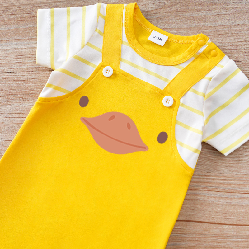 Śliczny nadruk zwierzęcy z żół – Baby Clothing Yellow recenzja i cena