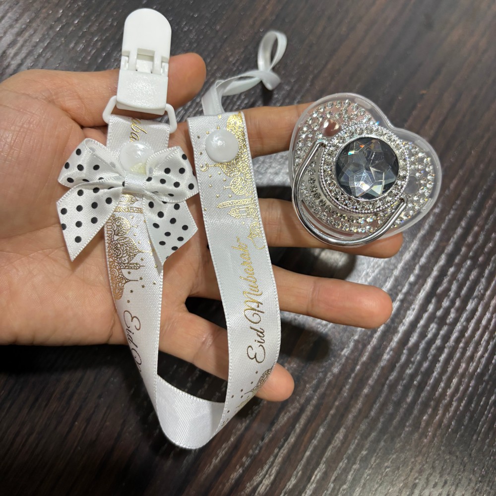 Błyszczący złoty smoczek Baby  – Newborn Gift Set recenzja i cena