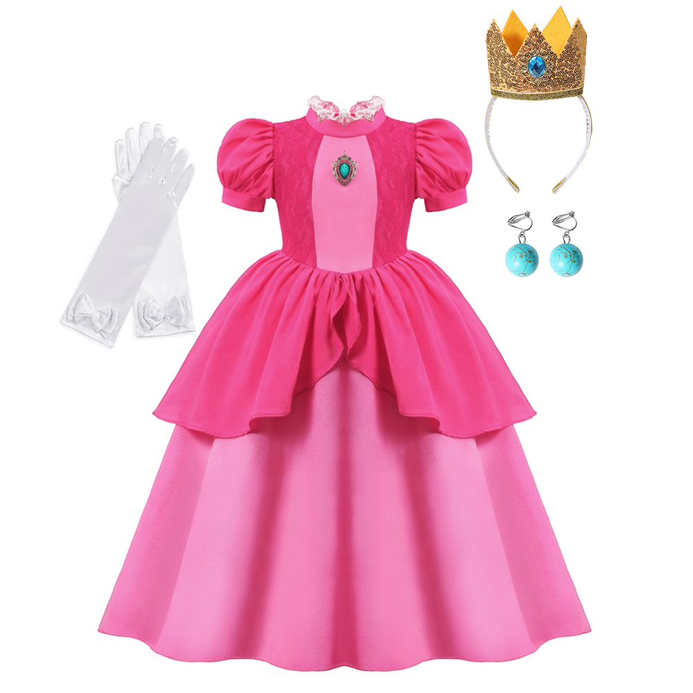 Brzoskwiniowa sukienka Cosplay – Baby Clothing Europe recenzja i cena