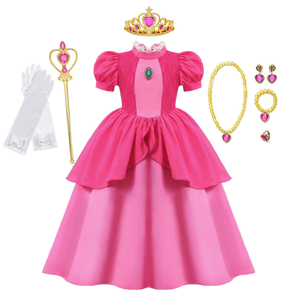 Brzoskwiniowa sukienka Cosplay – Baby Clothing Europe recenzja i cena