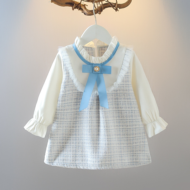 Wiosenna i jesienna sukienka w – Baby Clothing Korea recenzja i cena