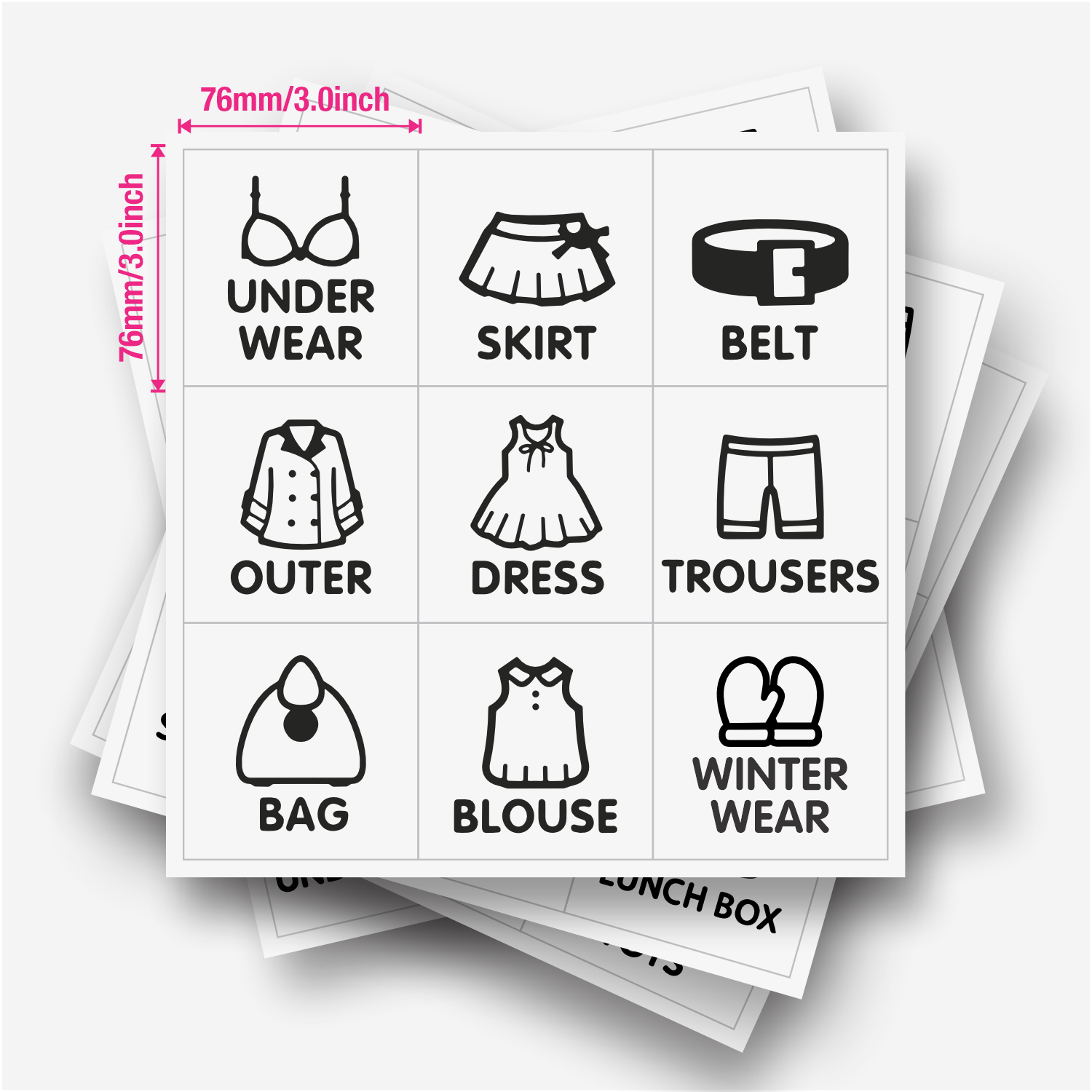 9 szt./arkusz, Etykiety do org – Baby Clothing 1 Year Old recenzja i cena