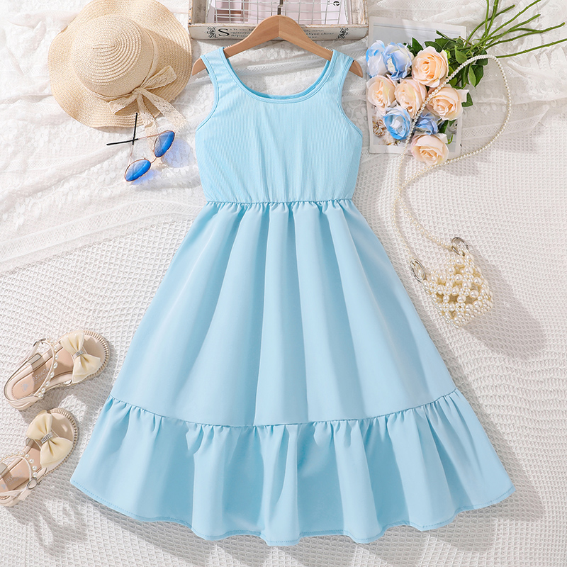 Sukienka bez rękawów w kolorze – Baby Clothing Korea recenzja i cena
