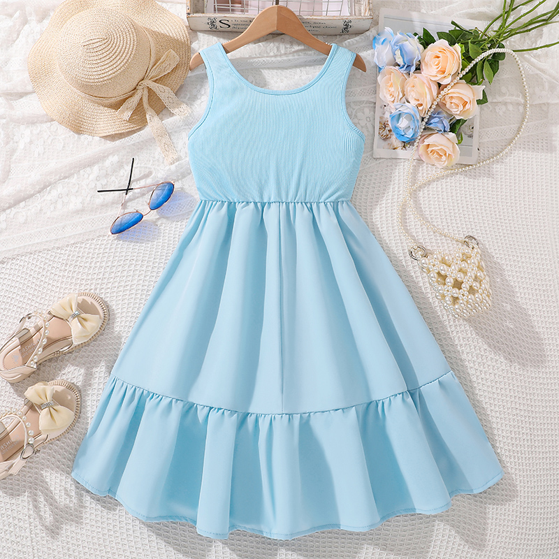 Sukienka bez rękawów w kolorze – Baby Clothing Korea recenzja i cena